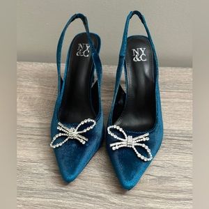 NY&C - Women’s Velvet Heels/Pumps with Slingback